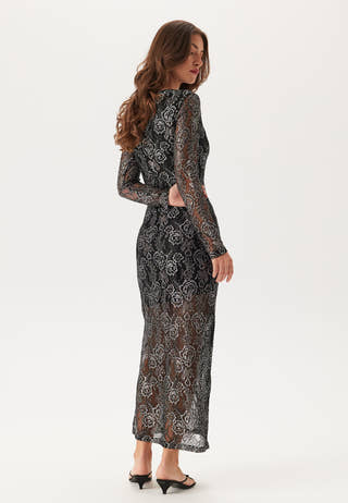 Yaspolima Ls Long Lace Dress