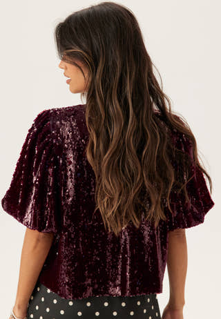 Yasroyalina 2/4 SEQUIN TOP